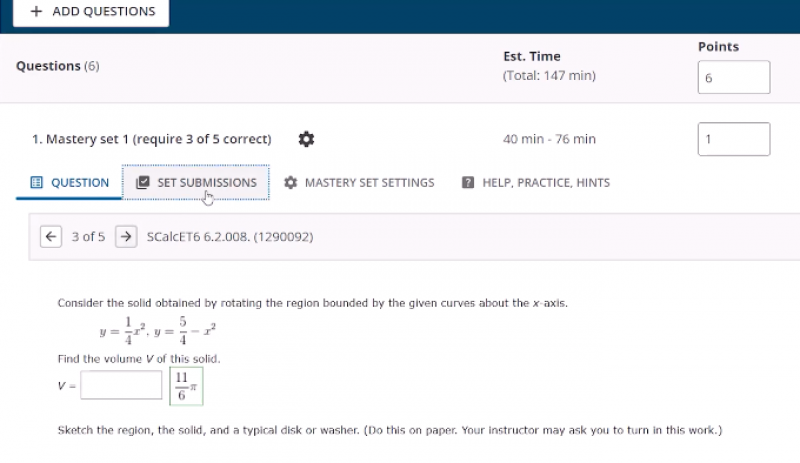 WebAssign features